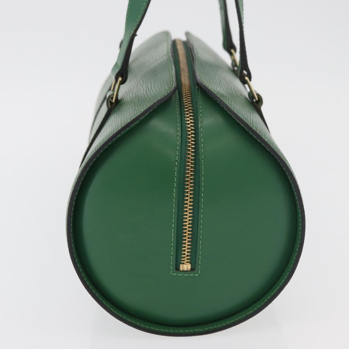 Louis Vuitton Soufflot Handbag Epi Leather, Green, Leather, Handbag