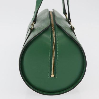 Louis Vuitton Soufflot Handbag Epi Leather, Green, Leather, Handbag