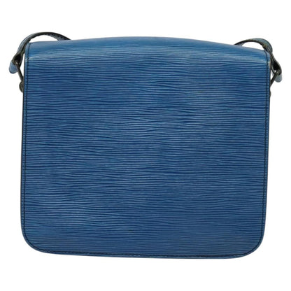 Louis Vuitton Cartouchiere Handbag Epi Leather, BLUE, LEATHER, Shoulder bag