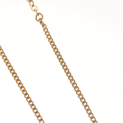 Christian Dior CD Pendant Necklace Metal, GOLD, METAL, Necklace