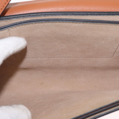 Chloe Faye Shoulder Bag Leather and Suede, BROWN, SUEDE, Shoulder bag