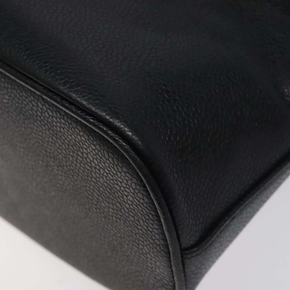 Chanel Vintage CC Dome Bag Caviar, Black, Calfskin, Handbag