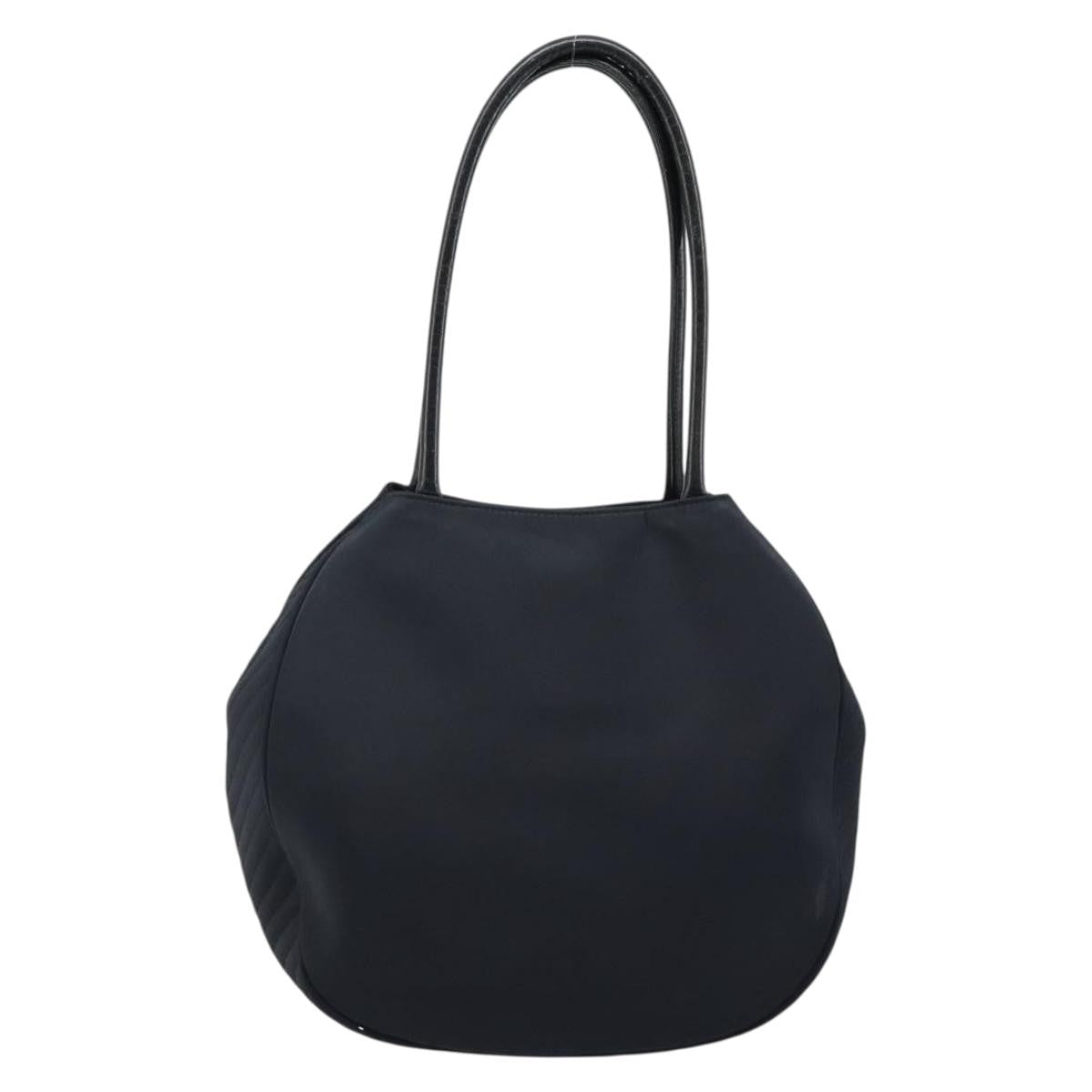 Saint Laurent Vintage Shoulder Bag Nylon, BLACK, NYLON, Shoulder bag