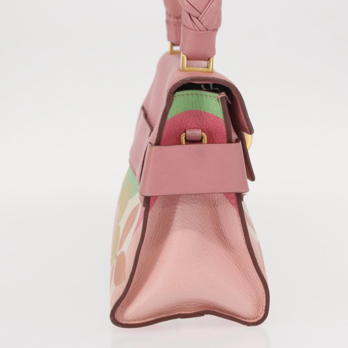 Miu Miu Click Convertible Satchel Leather, PINK, LEATHER, Handbag
