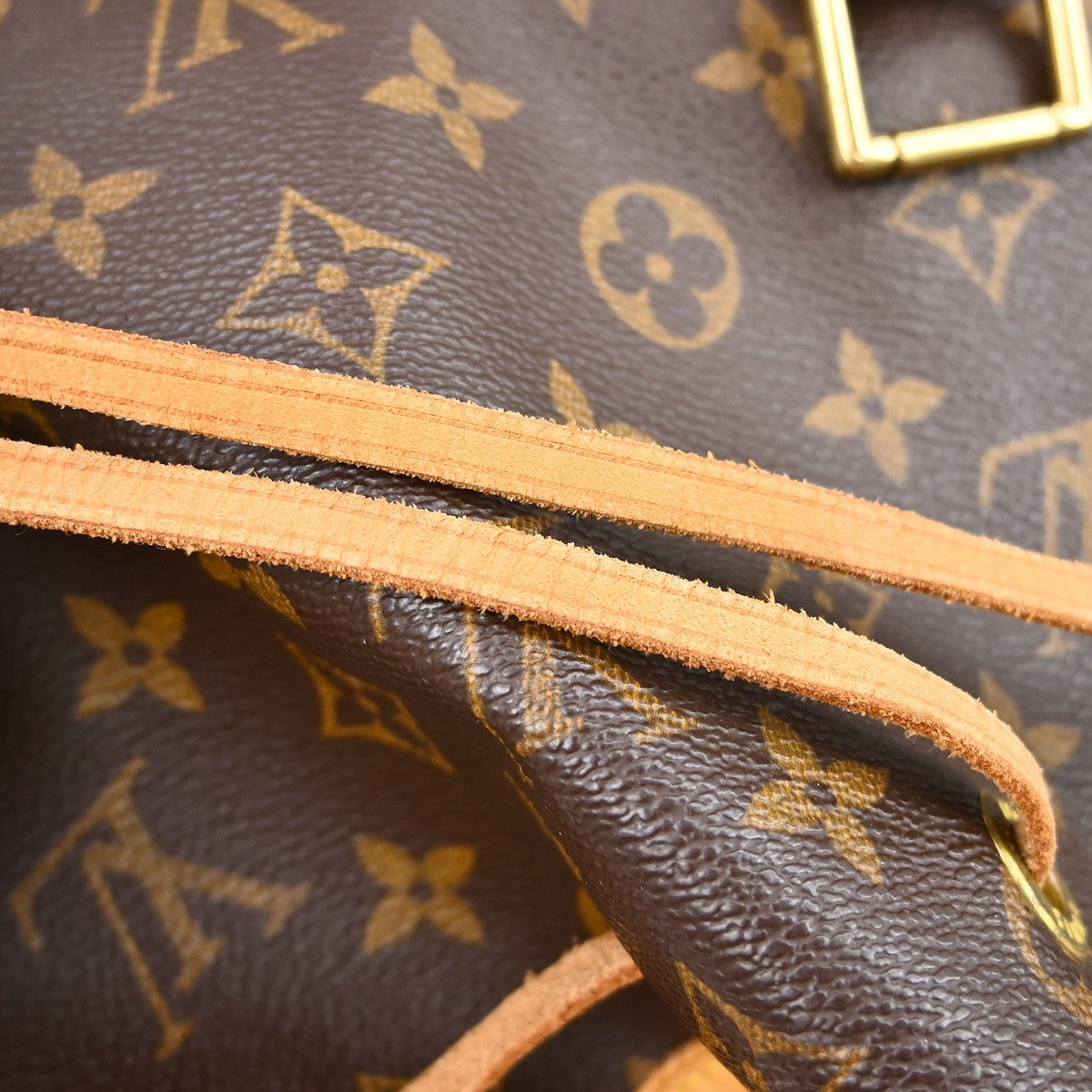 Louis Vuitton Vintage Montsouris Backpack Monogram Canvas, Brown, Canvas, Backpack