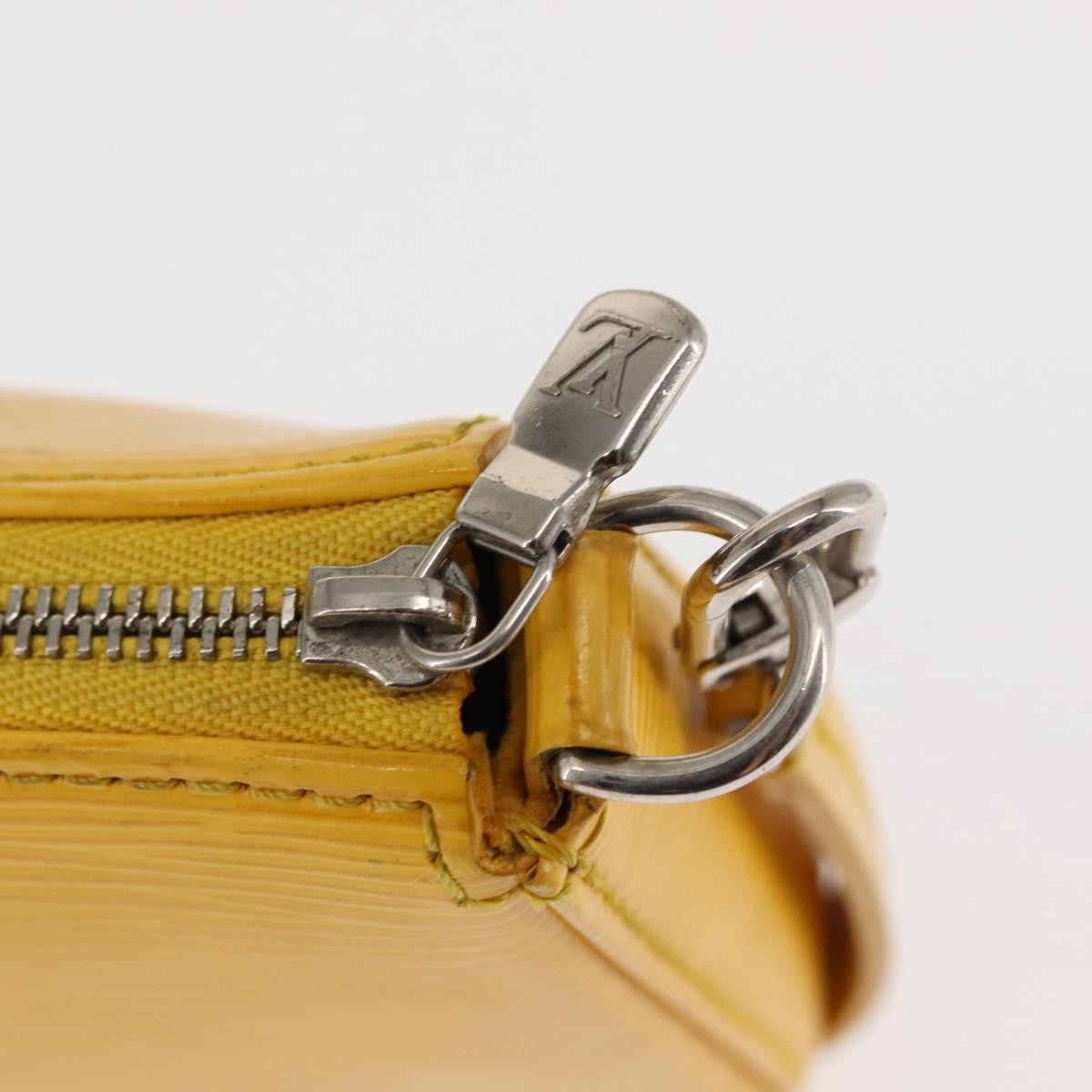 Louis Vuitton Pochette Accessoires NM Epi Leather, YELLOW, LEATHER, Clutche & pouche