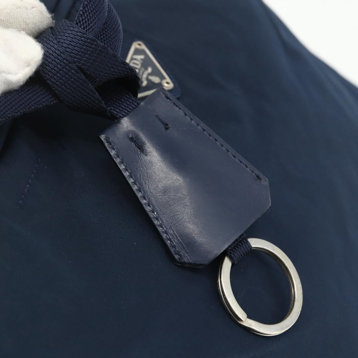 Prada Bowling Shoulder Bag Tessuto, NAVY, NYLON, Shoulder bag