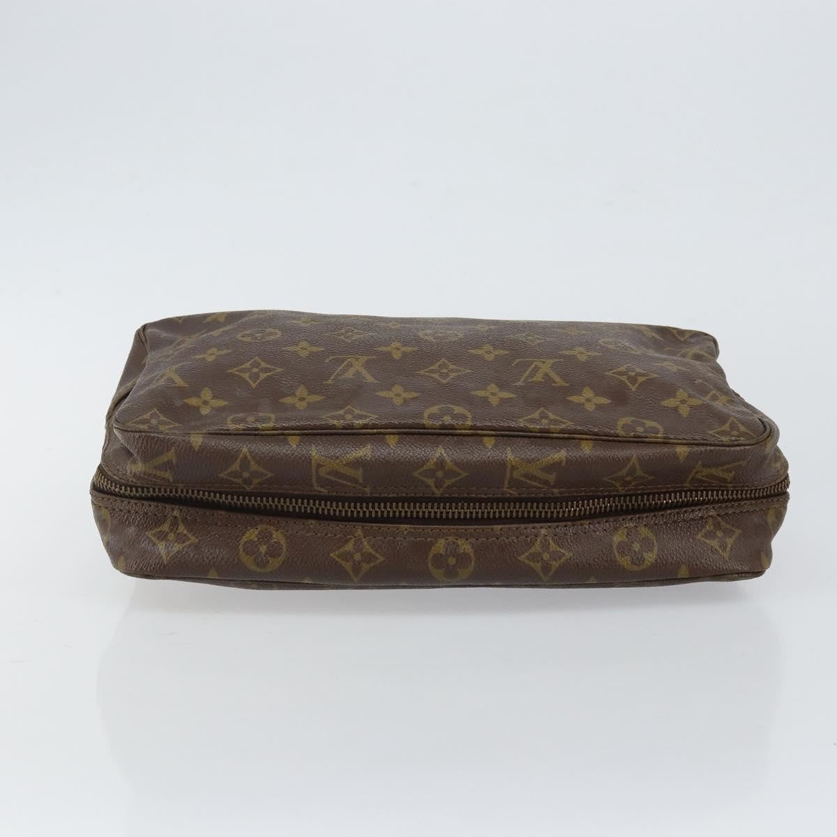 Louis Vuitton Trousse Toiletry Pouch Monogram Canvas, BROWN, CANVAS, Toiletry Case