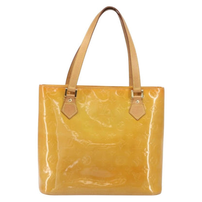 Louis Vuitton Houston Handbag Monogram Vernis, BEIGE, PATENT_LEATHER, Handbag
