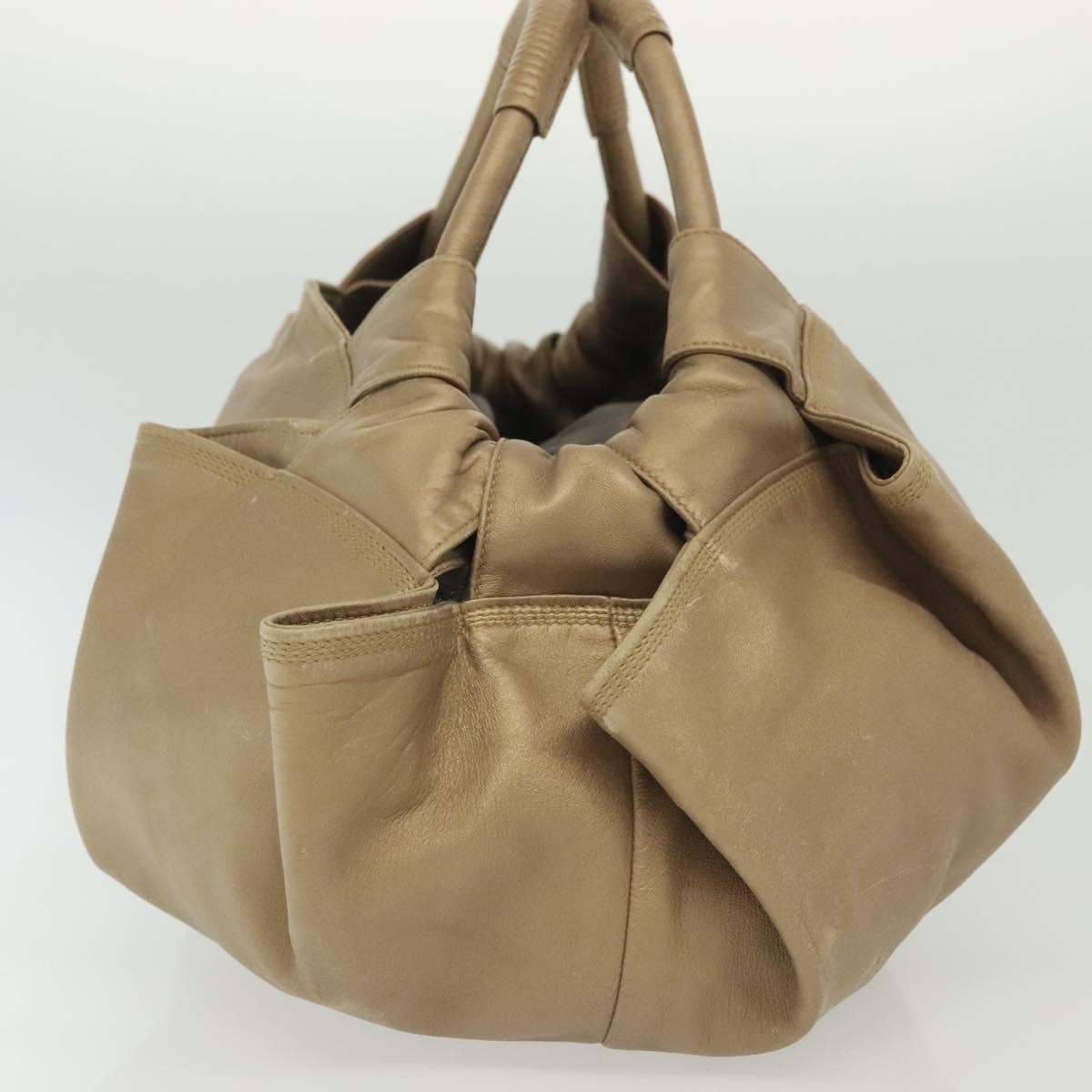Loewe Anagram Logo Nappa Aire Hand Bag Leather, BEIGE, LEATHER, Handbag