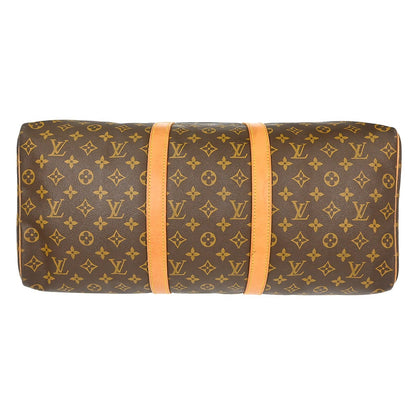 Louis Vuitton Keepall Bag Monogram Canvas, Brown, Canvas, Travel Bag