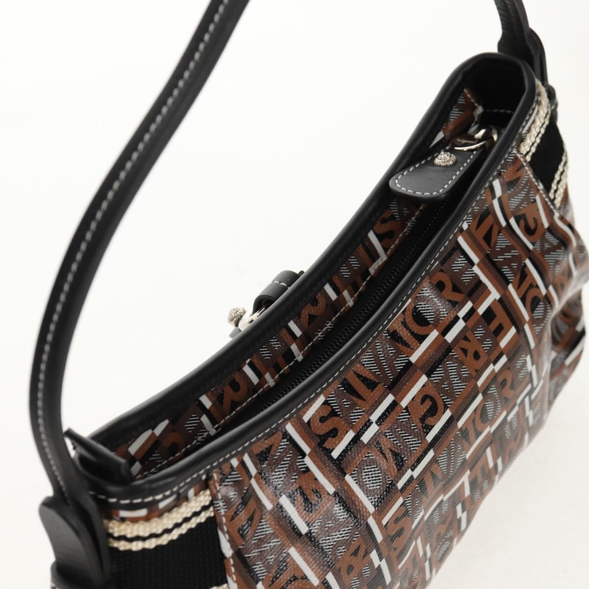 Salvatore Ferragamo Gancini handbag Leather, Multicolour, Leather, Handbag