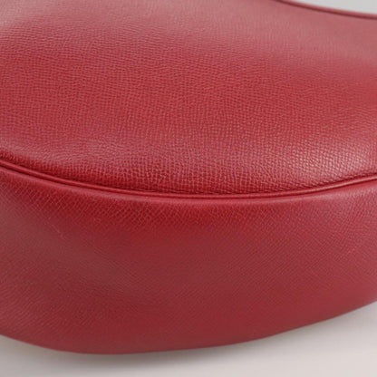 Hermes Foley cognac Handbag Leather, RED, LEATHER, Shoulder bag