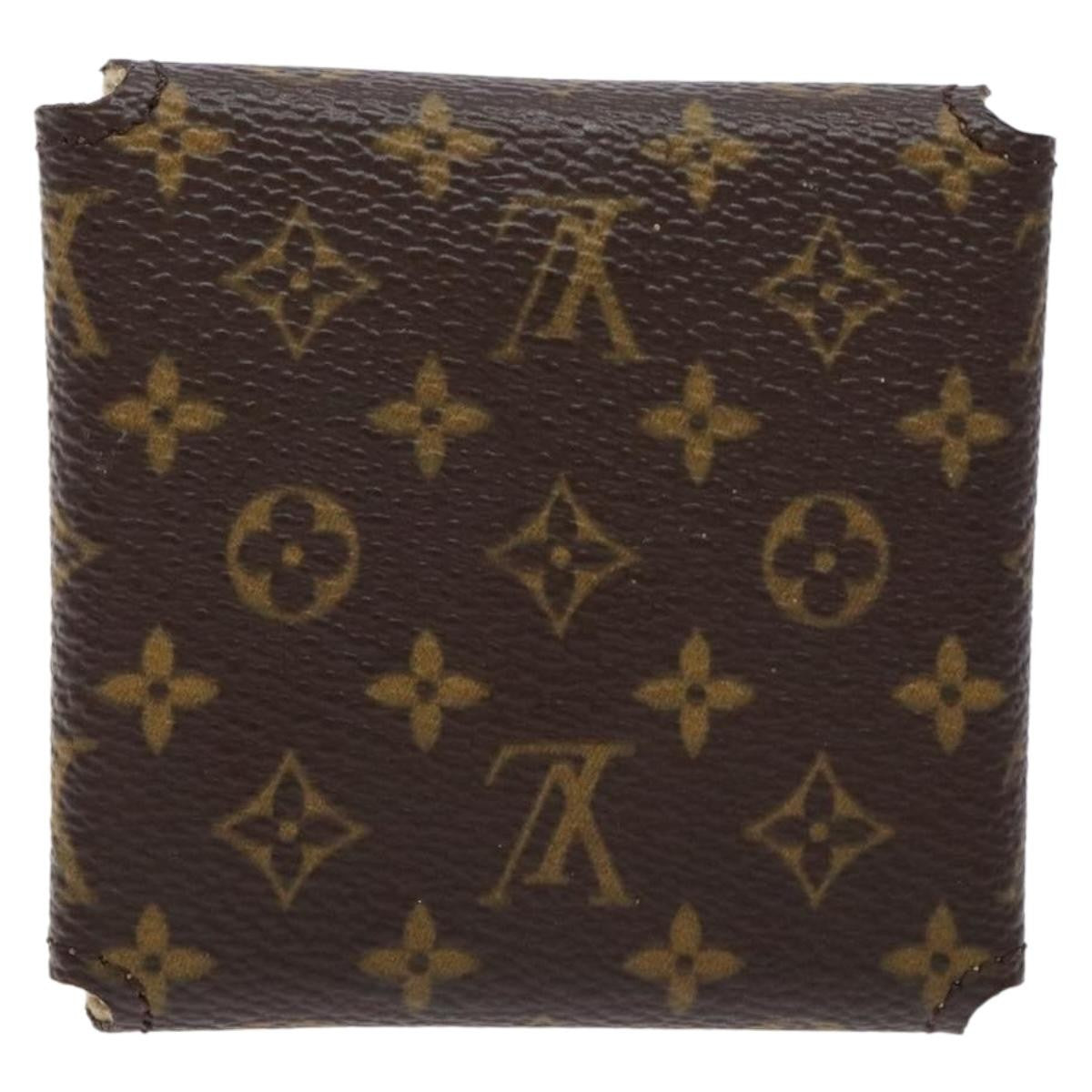 Louis Vuitton CASE JEWELRY BOX Canvas, BROWN, CANVAS, Wallets