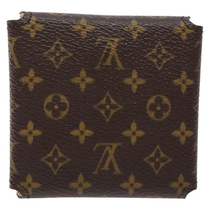 Louis Vuitton CASE JEWELRY BOX Canvas, BROWN, CANVAS, Wallets