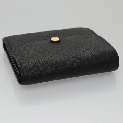 Louis Vuitton Ariane Wallet Monogram Empreinte Leather, BLACK, LEATHER, Wallets