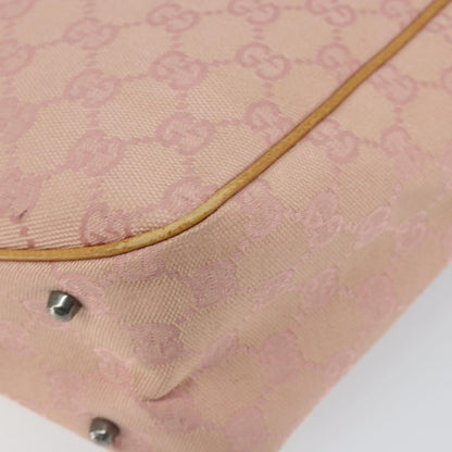 Gucci Vintage Open Tote GG Canvas, PINK, CANVAS, Tote bag