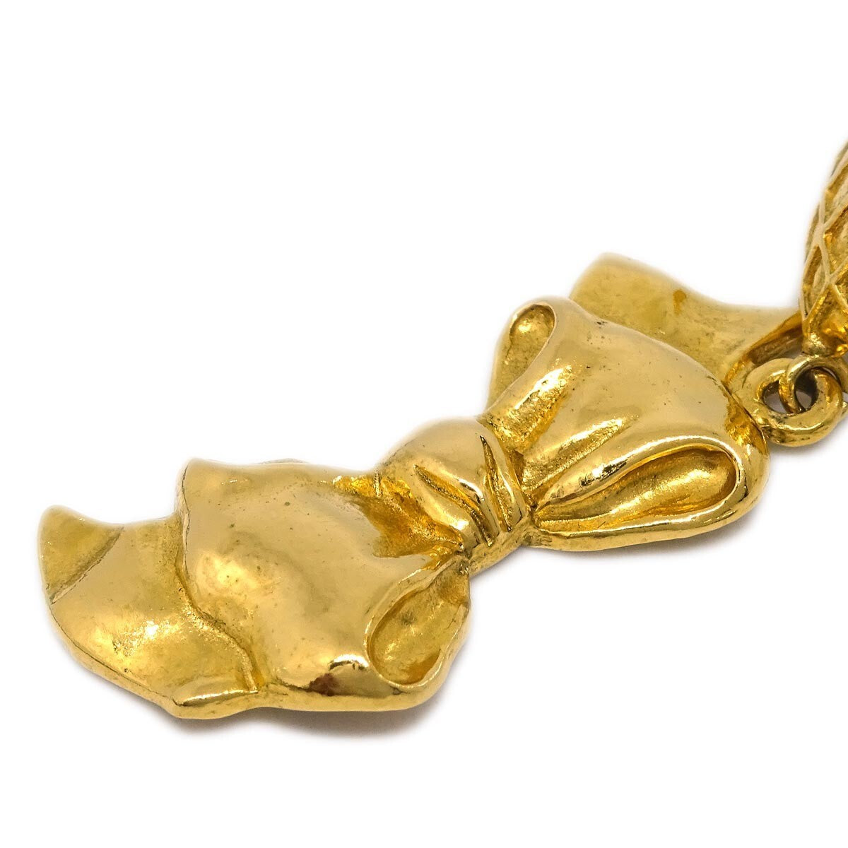 Chanel CC Rhombus Clip-On Earrings Metal, GOLD, GOLD_PLATED, Earrings