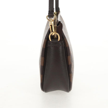 Louis Vuitton Trousse Make Up Bag Damier, BROWN, CANVAS, Clutche & pouche