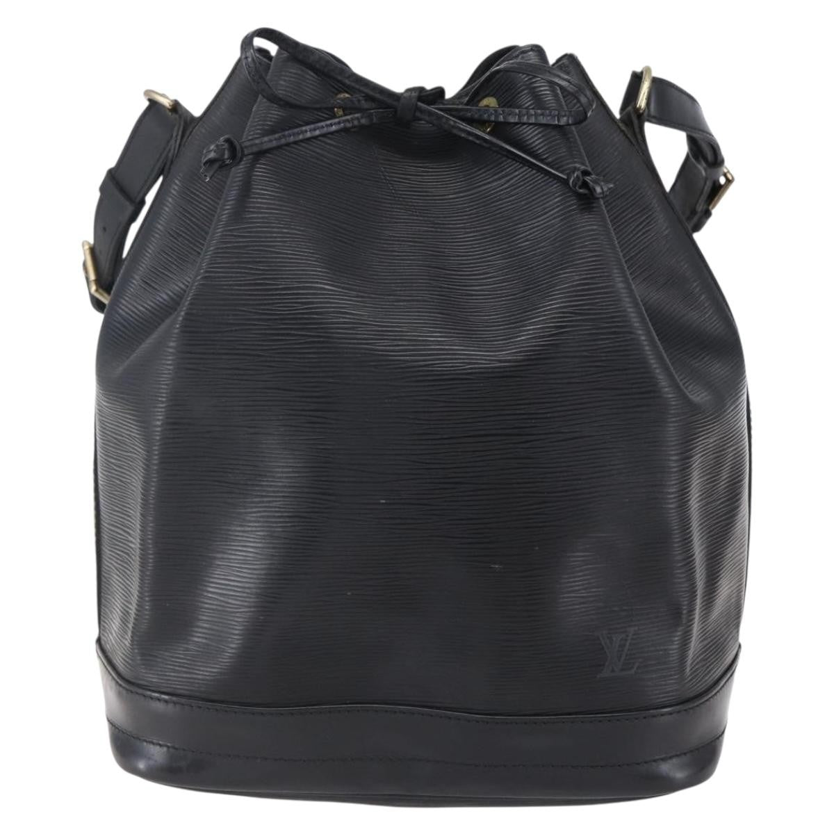 Louis Vuitton Noe Handbag Epi leather, BLACK, LEATHER, Shoulder bag