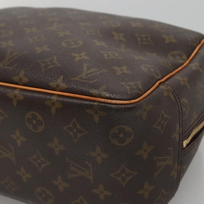 Louis Vuitton Deauville Handbag Monogram Canvas, BROWN, CANVAS, Handbag
