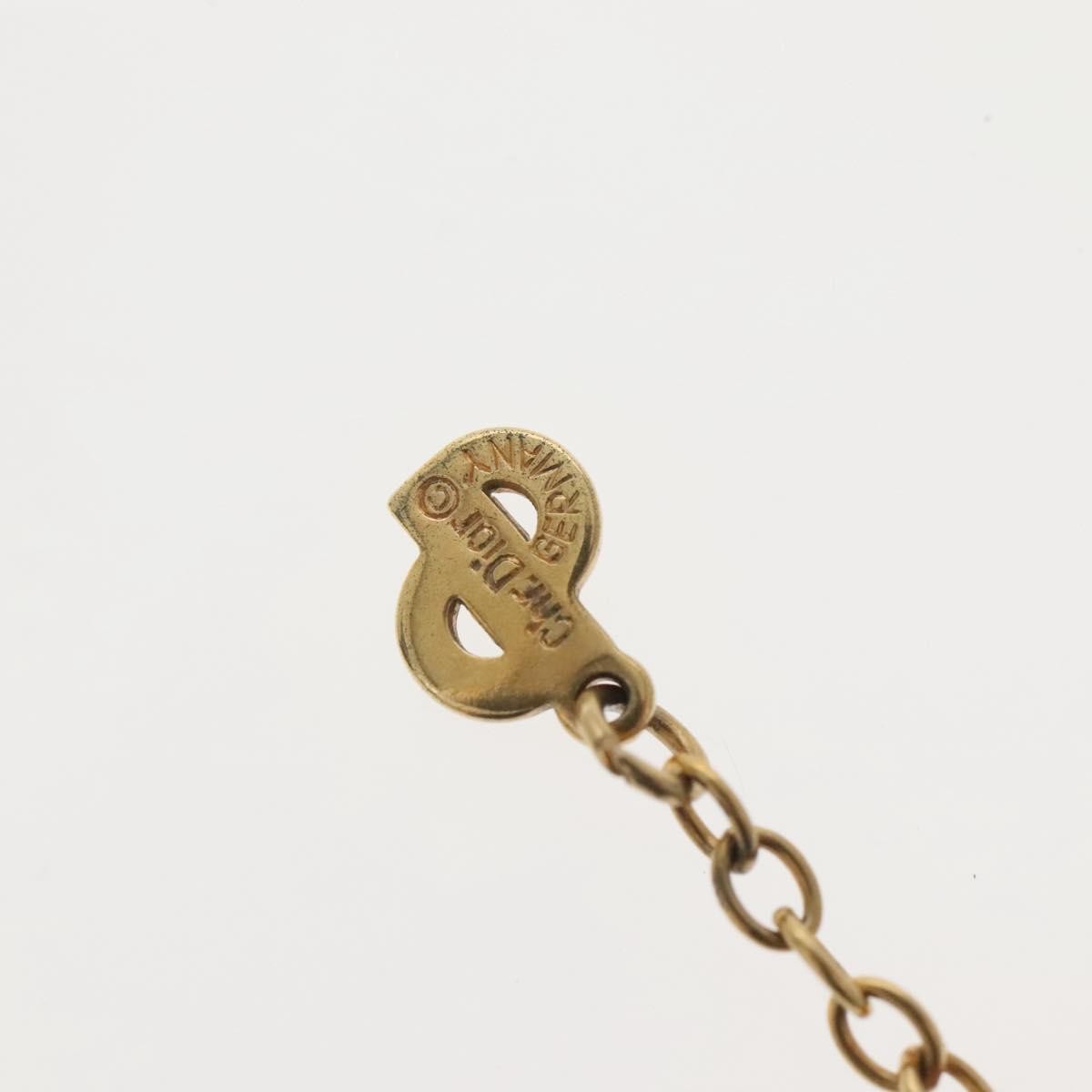 Christian Dior CD Pendant Necklace Gold-plated, GOLD, GOLD_PLATED, Necklace