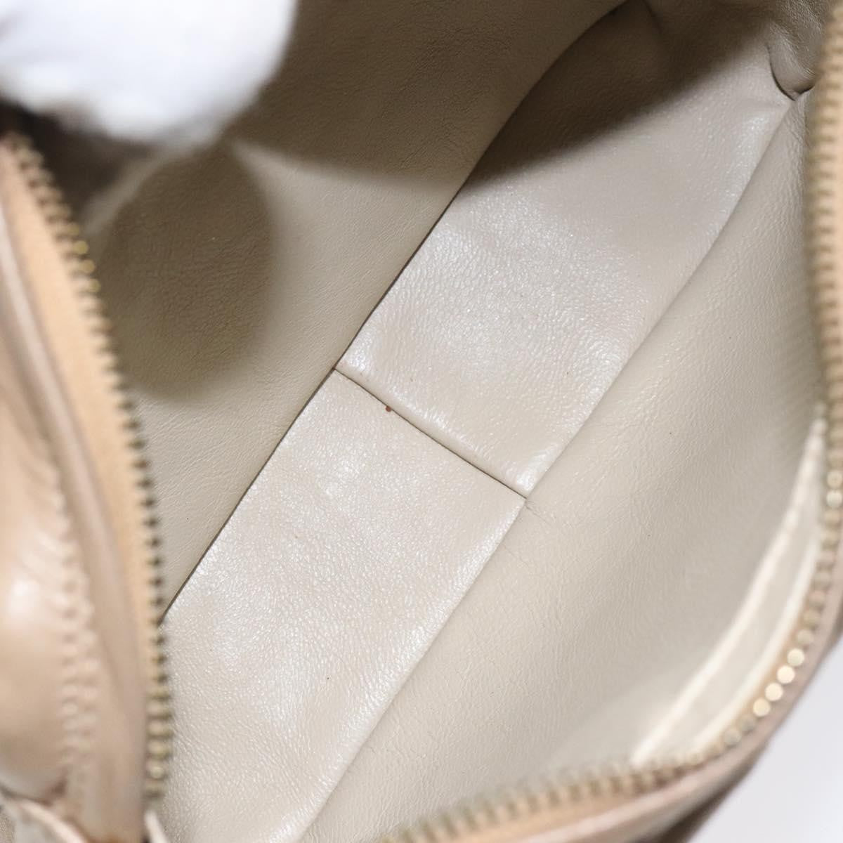 Chanel Vintage Camera Tassel Bag Lambskin, BEIGE, LEATHER, Crossbody bag