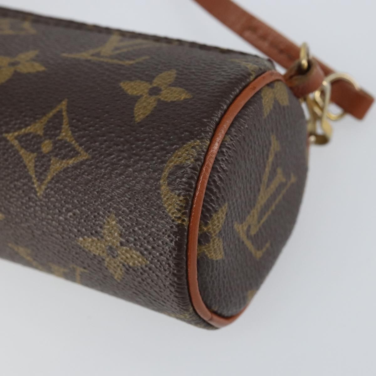 Louis Vuitton Papillon Pochette Monogram Canvas, BROWN, CANVAS, Clutche & pouche