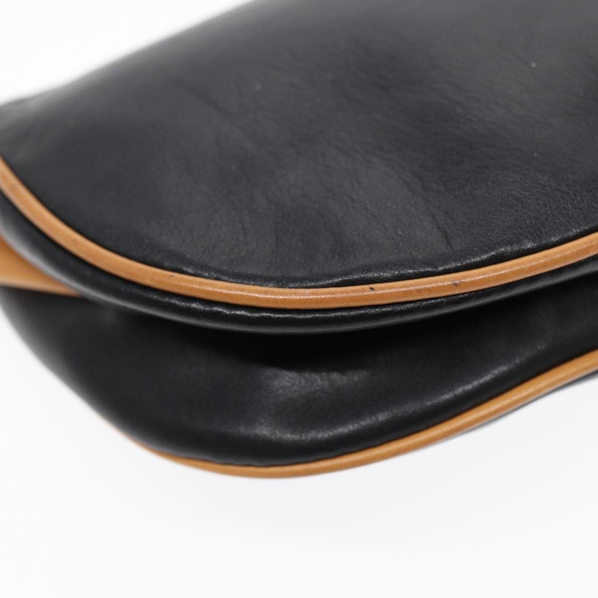 Celine Vintage Macadam Handbag vinyle, BLACK, LEATHER, Shoulder bag