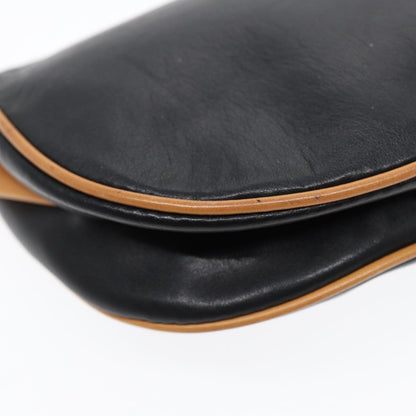 Celine Vintage Macadam Handbag vinyle, BLACK, LEATHER, Shoulder bag