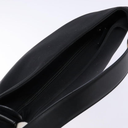 Salvatore Ferragamo Vala Shoulder Bag Canvas, BLACK, CANVAS, Shoulder bag