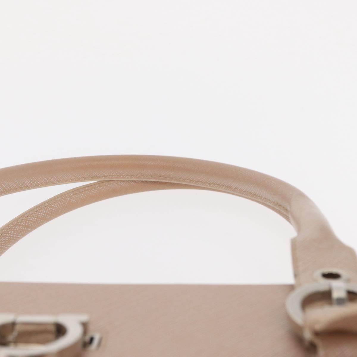 Salvatore Ferragamo Gancini Shoulder Bag Leather, PINK, LEATHER, Shoulder bag