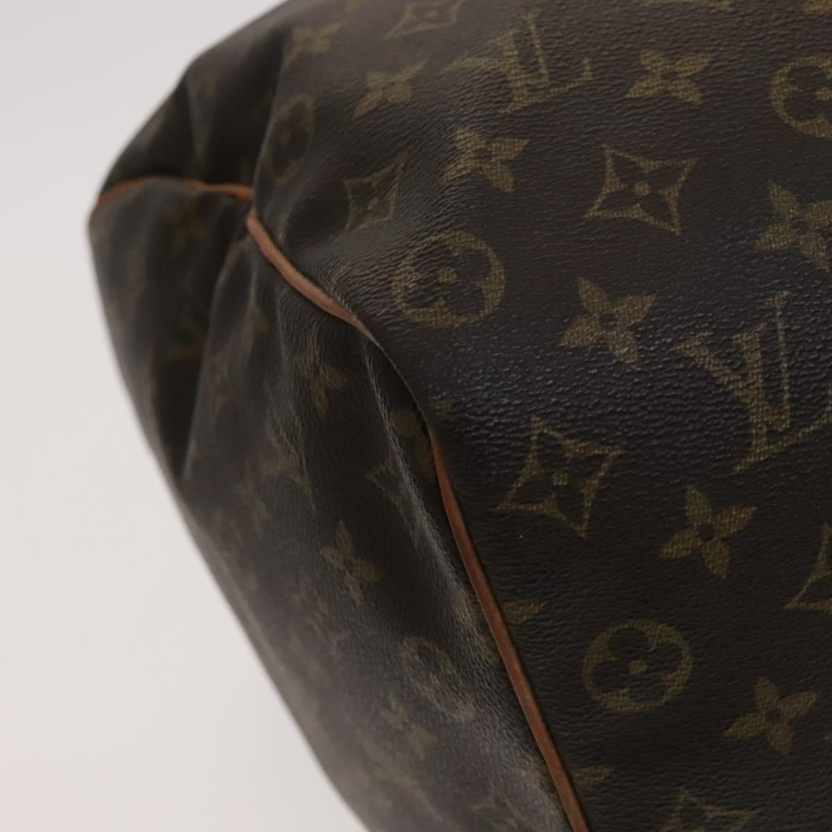 Louis Vuitton Keepall Bag Monogram Canvas, BROWN, CANVAS, Travel bag