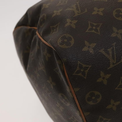 Louis Vuitton Keepall Bag Monogram Canvas, BROWN, CANVAS, Travel bag