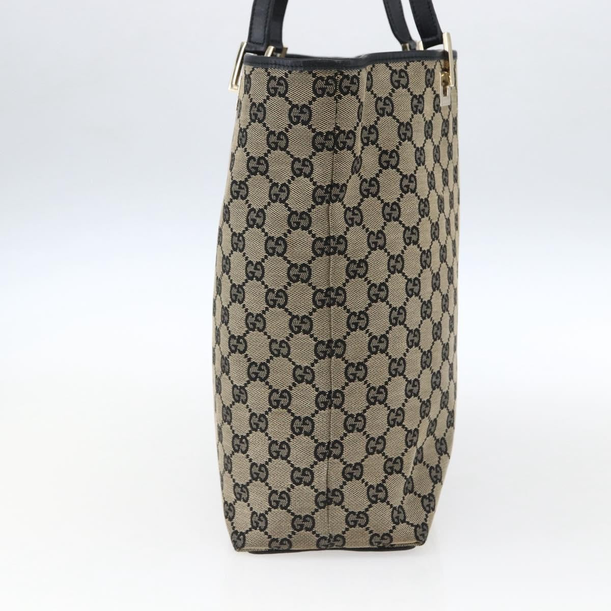 Gucci Vintage Bucket Shopping Tote GG Canvas, BEIGE, CANVAS, Tote bag