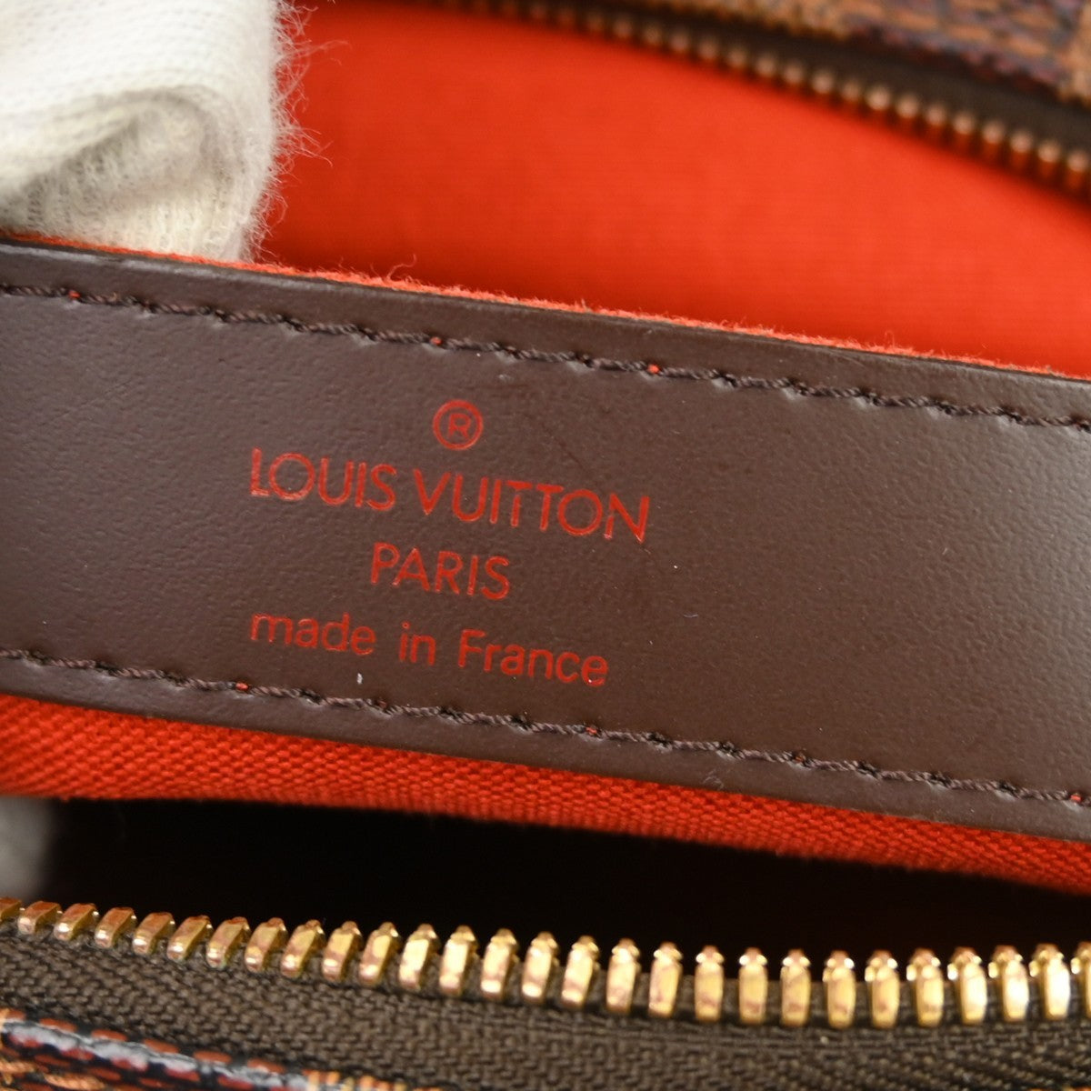 Louis Vuitton Naviglio Handbag Damier, BROWN, CANVAS, Shoulder bag