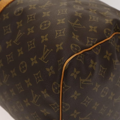 Louis Vuitton Keepall Bag Monogram Canvas, BROWN, CANVAS, Travel bag