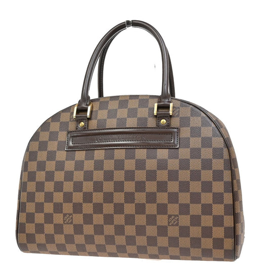 Louis Vuitton Nolita Satchel Damier, BROWN, CANVAS, Handbag