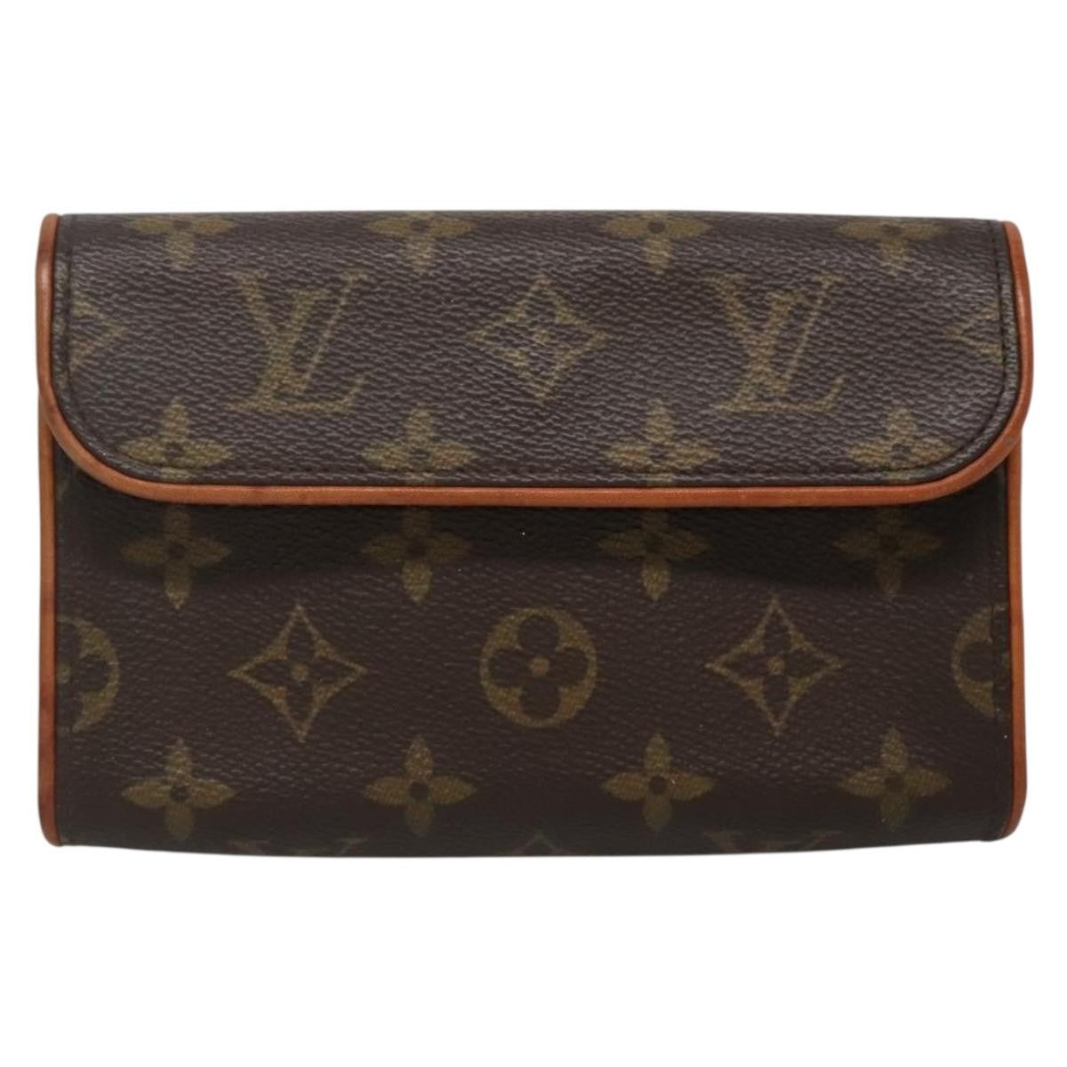 Louis Vuitton Florentine Waist Bag Monogram Canvas, BROWN, CANVAS, Travel bag