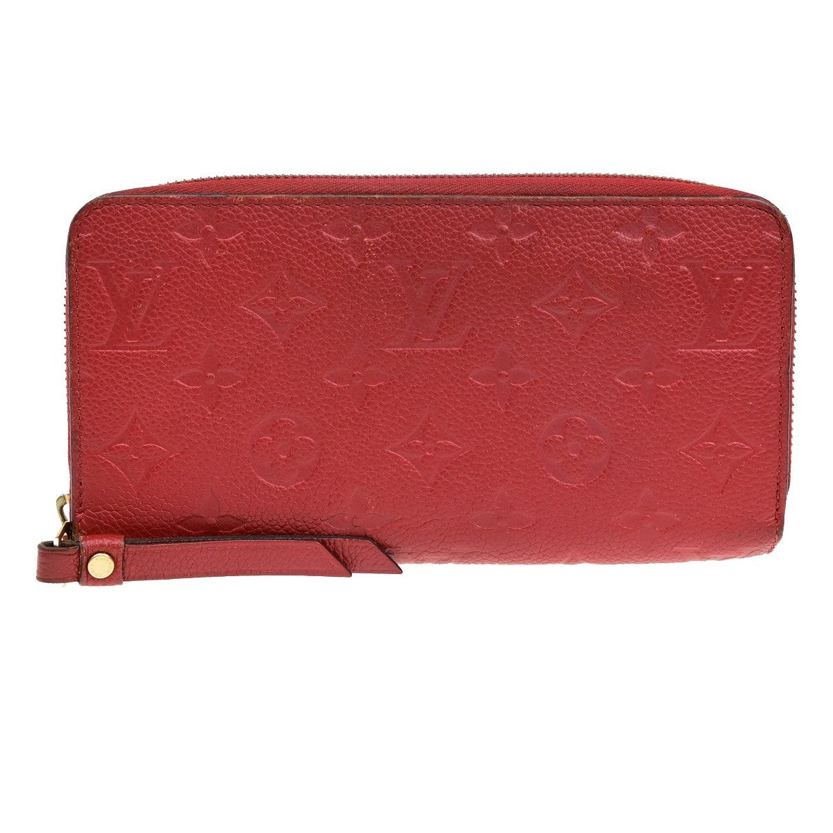 Louis Vuitton Portefeuille zippy Monogramme Empreinte Monogramme Empreinte, RED, LEATHER, Wallets
