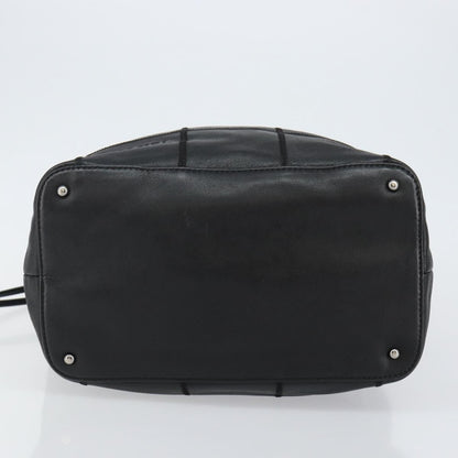 Chanel Square Stitch Tassel Hobo Quilted Leather, BLACK, LEATHER, Handbag