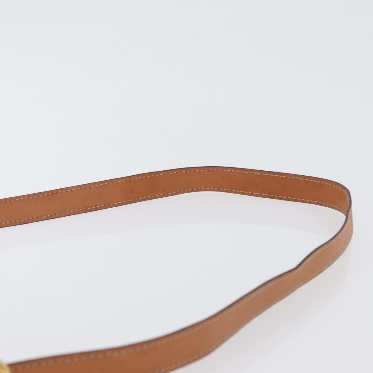 Celine Vintage Macadam Shoulder Bag Canvas and Leather, BEIGE, CANVAS, Shoulder bag