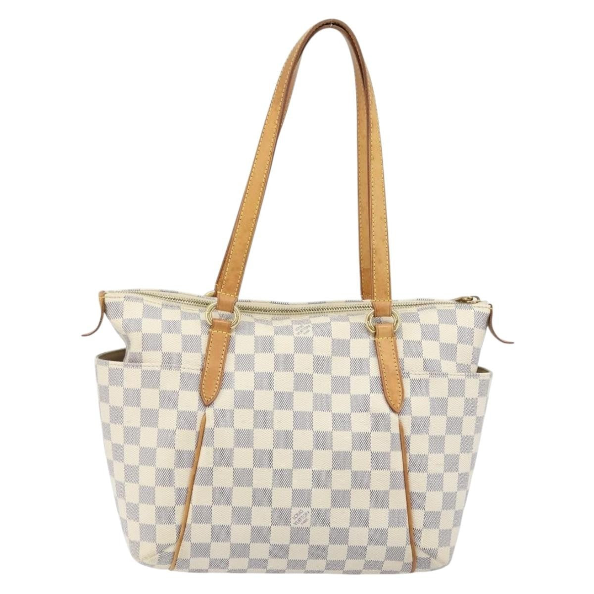 Louis Vuitton Totally Handbag Damier azur, BLUE, CANVAS, Tote bag