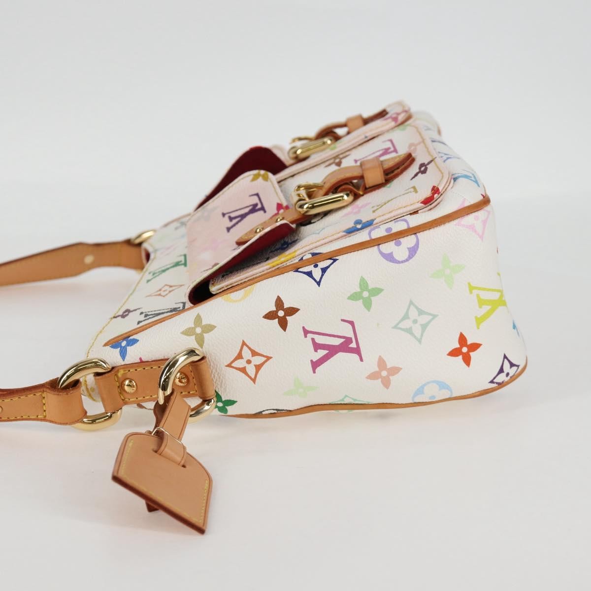 Louis Vuitton Lodge Handbag Monogram Multicolor, WHITE, CANVAS, Handbag