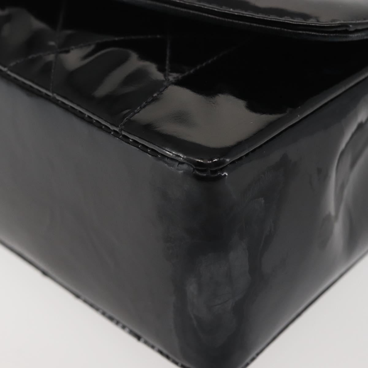 Chanel Vintage Diana Flap Bag Quilted Patent, BLACK, PATENT_LEATHER, Shoulder bag