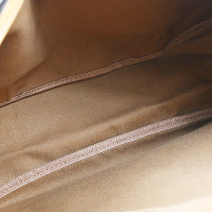 Louis Vuitton Saumur Handbag Monogram Canvas, Brown, Canvas, Shoulder Bag