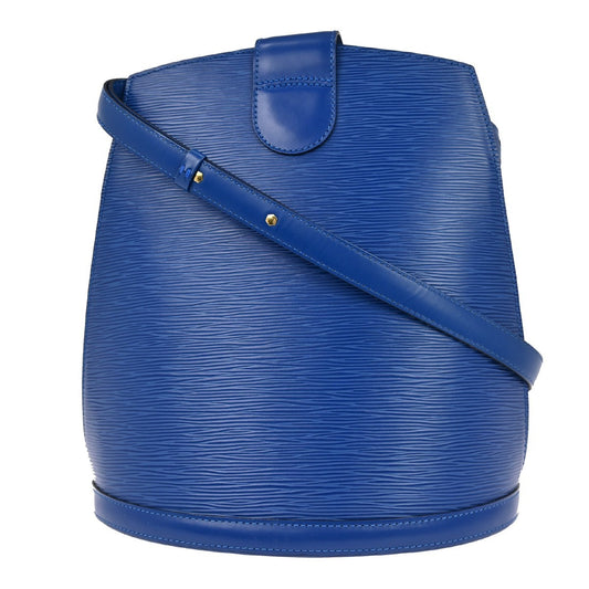 Louis Vuitton Cluny Shoulder Bag Epi Leather, Blue, Leather, Shoulder Bag