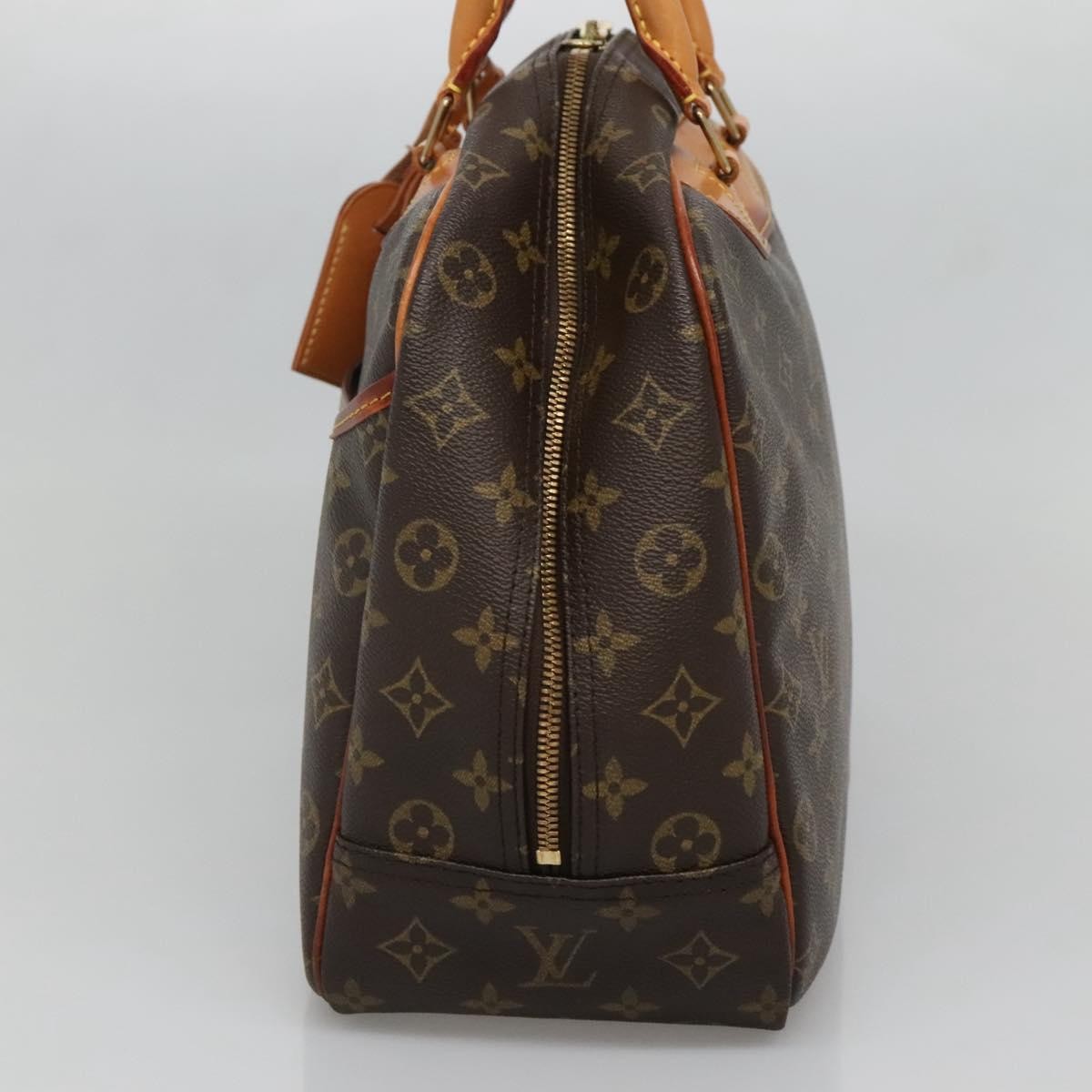 Louis Vuitton Deauville Handbag Monogram Canvas, BROWN, CANVAS, Handbag