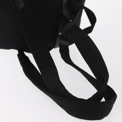 Prada Double Front Pocket Backpack Tessuto, BLACK, NYLON, Backpack