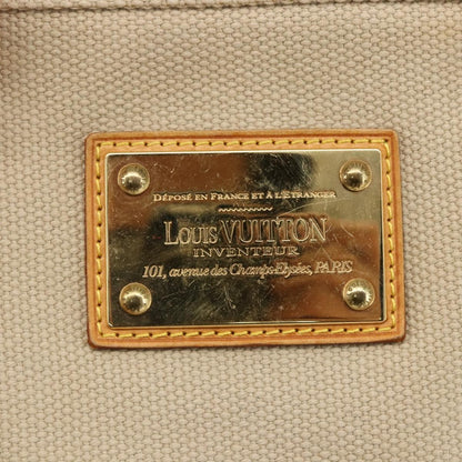 Louis Vuitton Antigua Tote Canvas, BEIGE, CANVAS, Tote bag